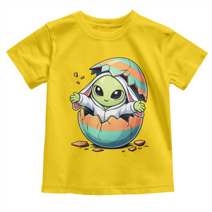 Funny Alien Bunny Ears Easter Toddler T Shirt Extraterrestrial Gift TS12 Daisy Print Your Wear