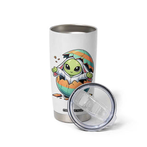 Funny Alien Bunny Ears Easter Tumbler Cup Extraterrestrial Gift TS12 Print Your Wear
