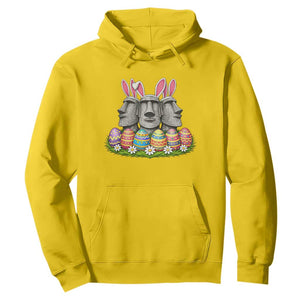 Easter Island Moai Bunny Ears Hoodie Funny Archaeology Gift TS12 Daisy Print Your Wear