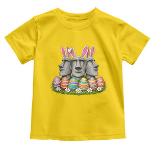 Easter Island Moai Bunny Ears Toddler T Shirt Funny Archaeology Gift TS12 Daisy Print Your Wear
