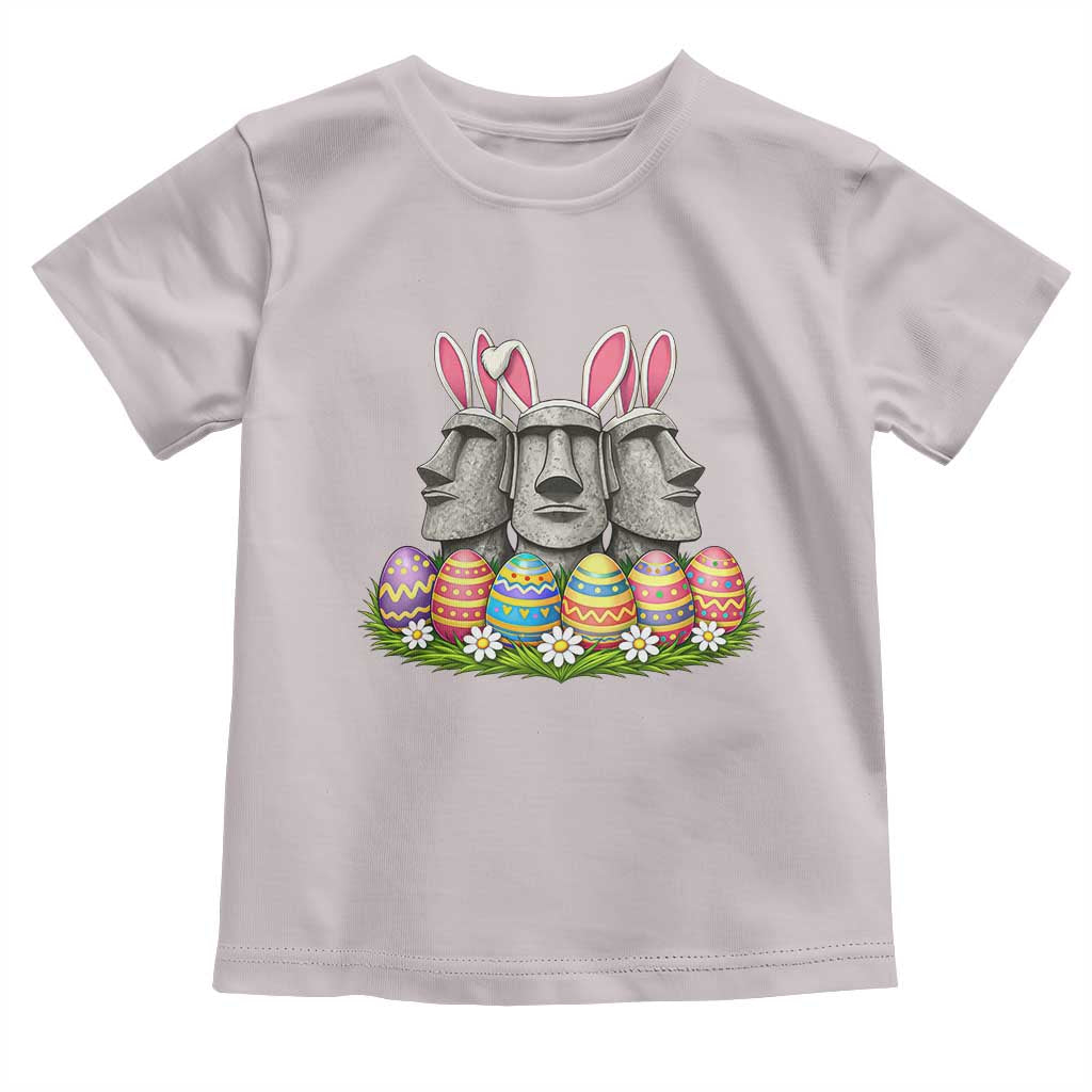 Easter Island Moai Bunny Ears Toddler T Shirt Funny Archaeology Gift TS12 Ice Gray Print Your Wear