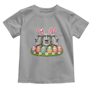 Easter Island Moai Bunny Ears Toddler T Shirt Funny Archaeology Gift TS12 Sport Gray Print Your Wear