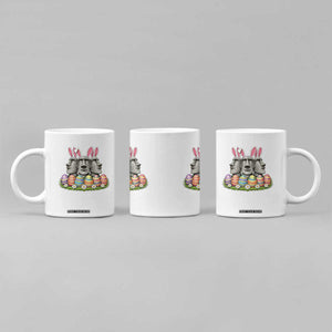 Easter Island Moai Bunny Ears Coffee Mug Funny Archaeology Gift TS12 Print Your Wear