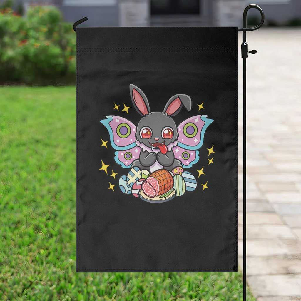 Funny Easter Bunny Mothman Loves Glazed Ham Garden Flag TS12 Print Your Wear