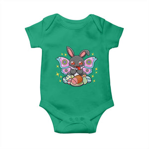 Funny Easter Bunny Mothman Loves Glazed Ham Baby Onesie TS12 Irish Green Print Your Wear