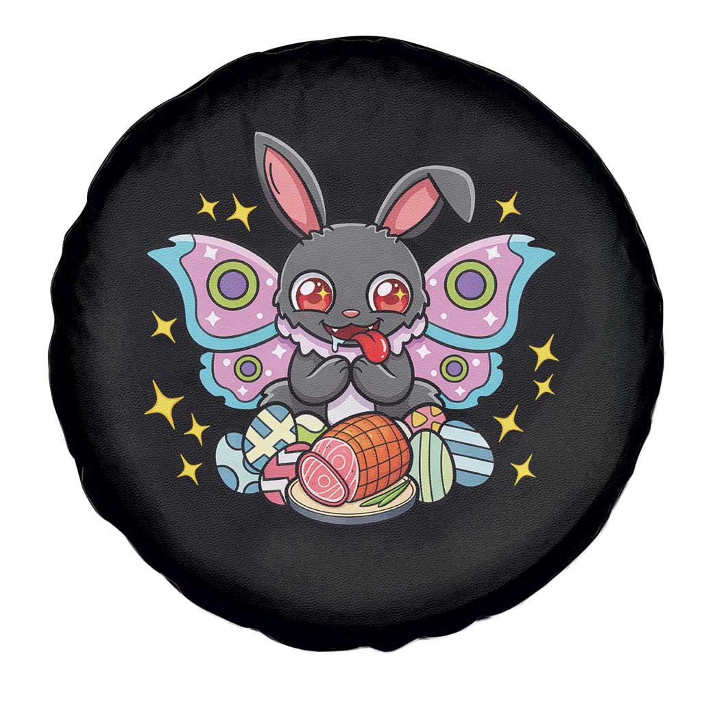 Funny Easter Bunny Mothman Loves Glazed Ham Spare Tire Cover TS12 Print Your Wear