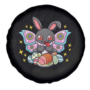 Funny Easter Bunny Mothman Loves Glazed Ham Spare Tire Cover TS12 Print Your Wear