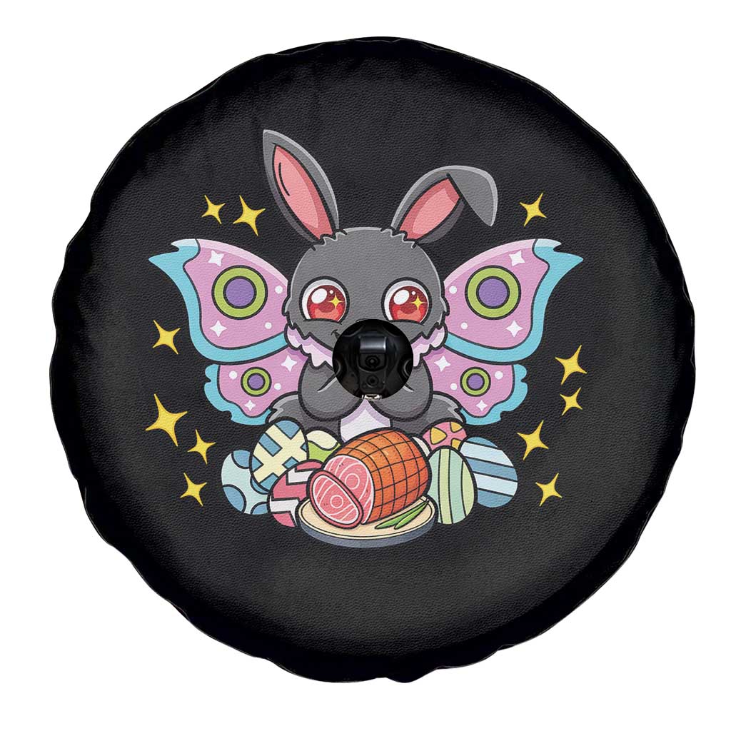 Funny Easter Bunny Mothman Loves Glazed Ham Spare Tire Cover TS12 Print Your Wear