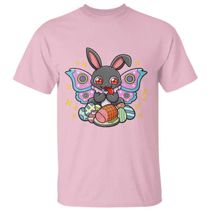 Funny Easter Bunny Mothman Loves Glazed Ham T Shirt TS12 Light Pink Print Your Wear
