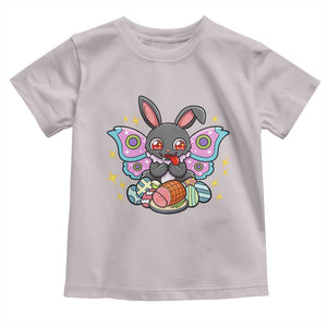 Funny Easter Bunny Mothman Loves Glazed Ham Toddler T Shirt TS12 Ice Gray Print Your Wear