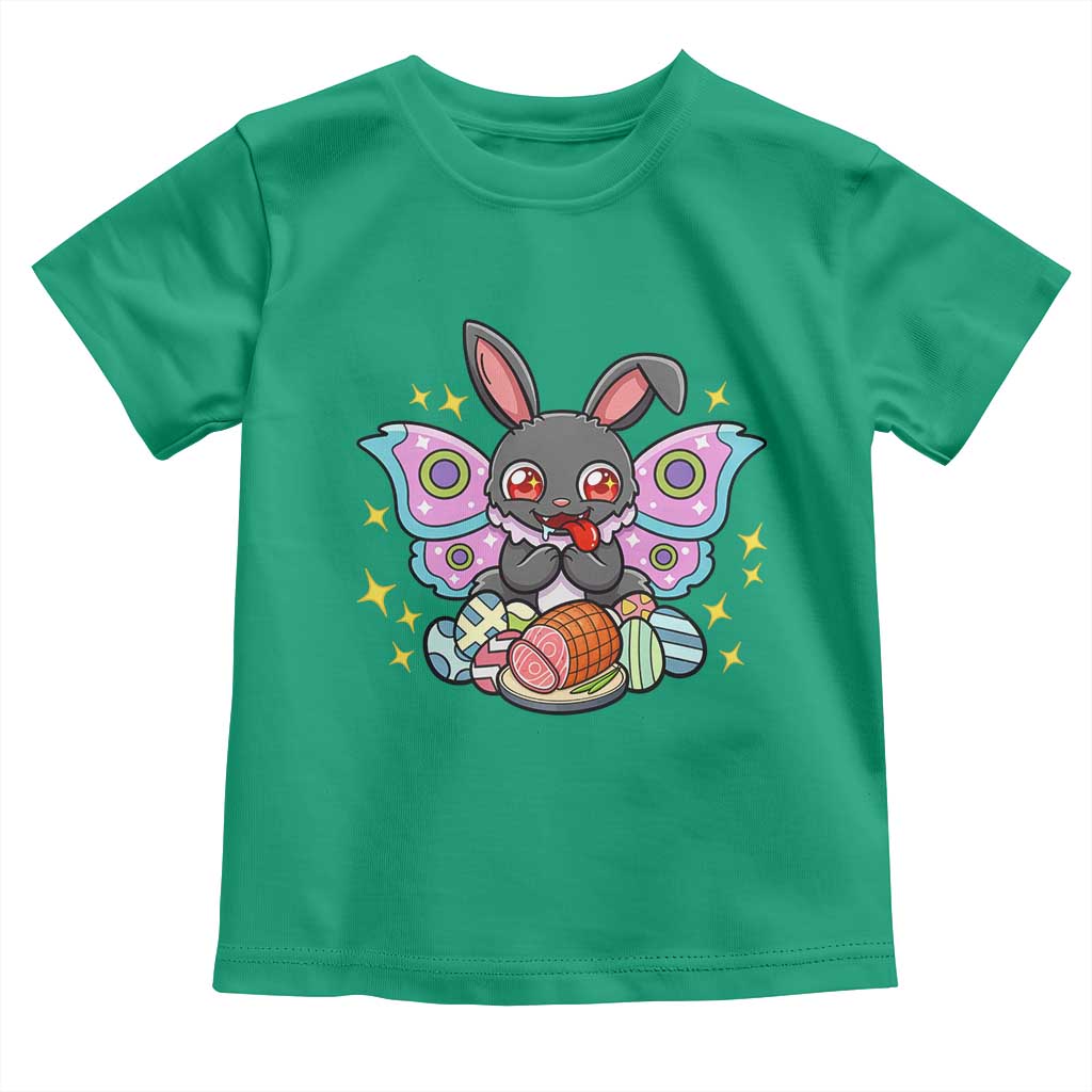 Funny Easter Bunny Mothman Loves Glazed Ham Toddler T Shirt TS12 Irish Green Print Your Wear