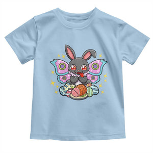 Funny Easter Bunny Mothman Loves Glazed Ham Toddler T Shirt TS12 Light Blue Print Your Wear