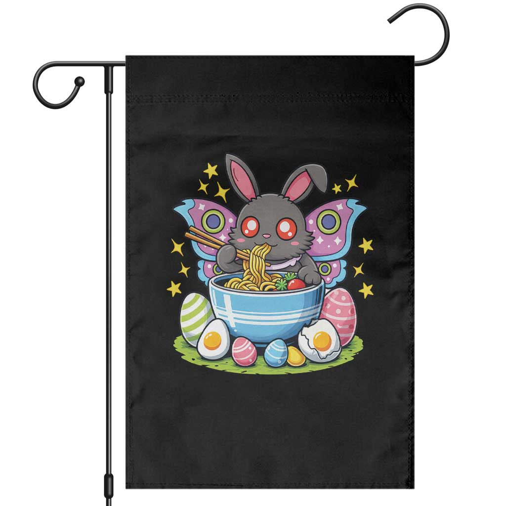 Funny Easter Mothman Eating Ramen Garden Flag Cryptid Lover Gift TS12 Black Print Your Wear