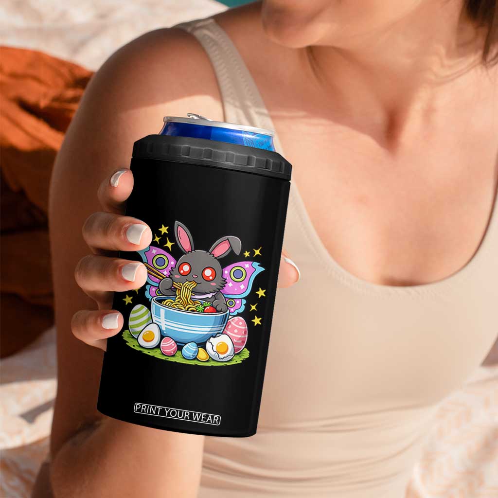 Funny Easter Mothman Eating Ramen 4 in 1 Can Cooler Tumbler Cryptid Lover Gift TS12 Print Your Wear