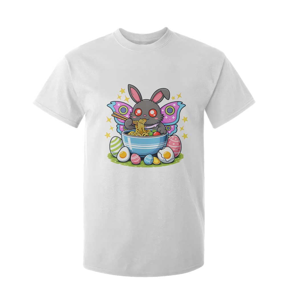 Funny Easter Mothman Eating Ramen T Shirt For Kid Cryptid Lover Gift TS12 White Print Your Wear
