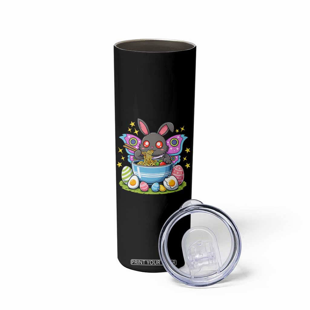 Funny Easter Mothman Eating Ramen Skinny Tumbler Cryptid Lover Gift TS12 Print Your Wear