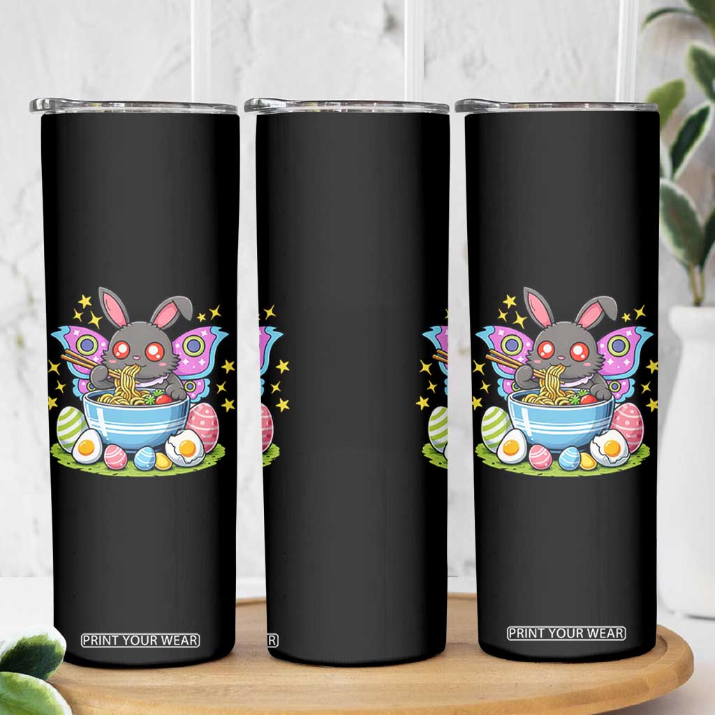 Funny Easter Mothman Eating Ramen Skinny Tumbler Cryptid Lover Gift TS12 Print Your Wear