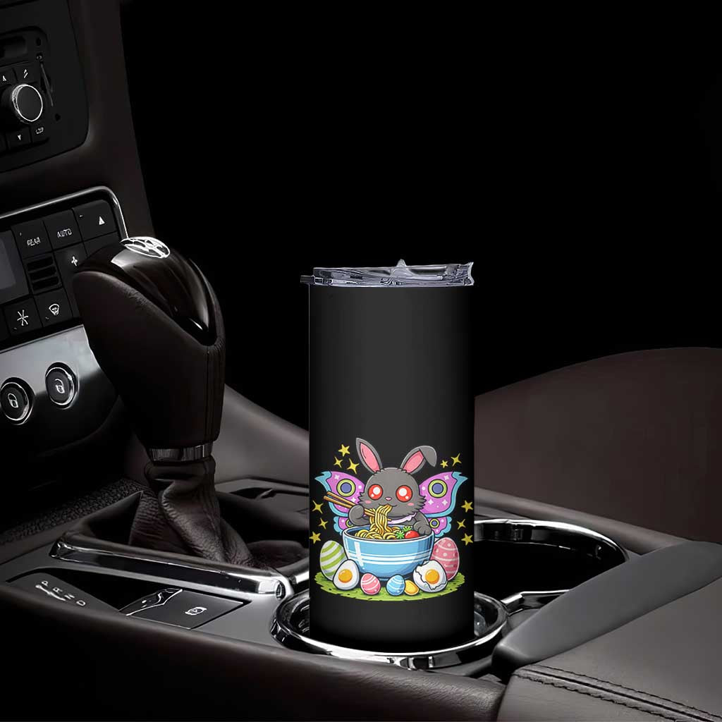 Funny Easter Mothman Eating Ramen Skinny Tumbler Cryptid Lover Gift TS12 Print Your Wear