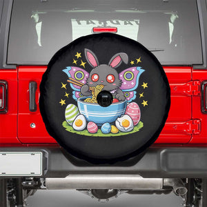 Funny Easter Mothman Eating Ramen Spare Tire Cover Cryptid Lover Gift TS12 Black Print Your Wear