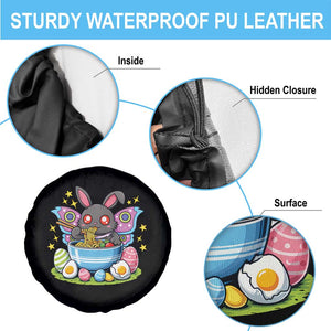 Funny Easter Mothman Eating Ramen Spare Tire Cover Cryptid Lover Gift TS12 Print Your Wear