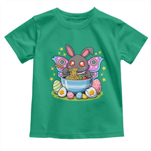 Funny Easter Mothman Eating Ramen Toddler T Shirt Cryptid Lover Gift TS12 Irish Green Print Your Wear