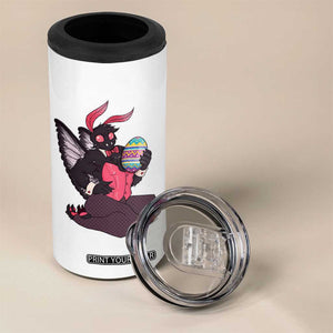 Sexy Easter Bunny Mothman 4 in 1 Can Cooler Tumbler Cryptid Humor Gift TS12 Print Your Wear