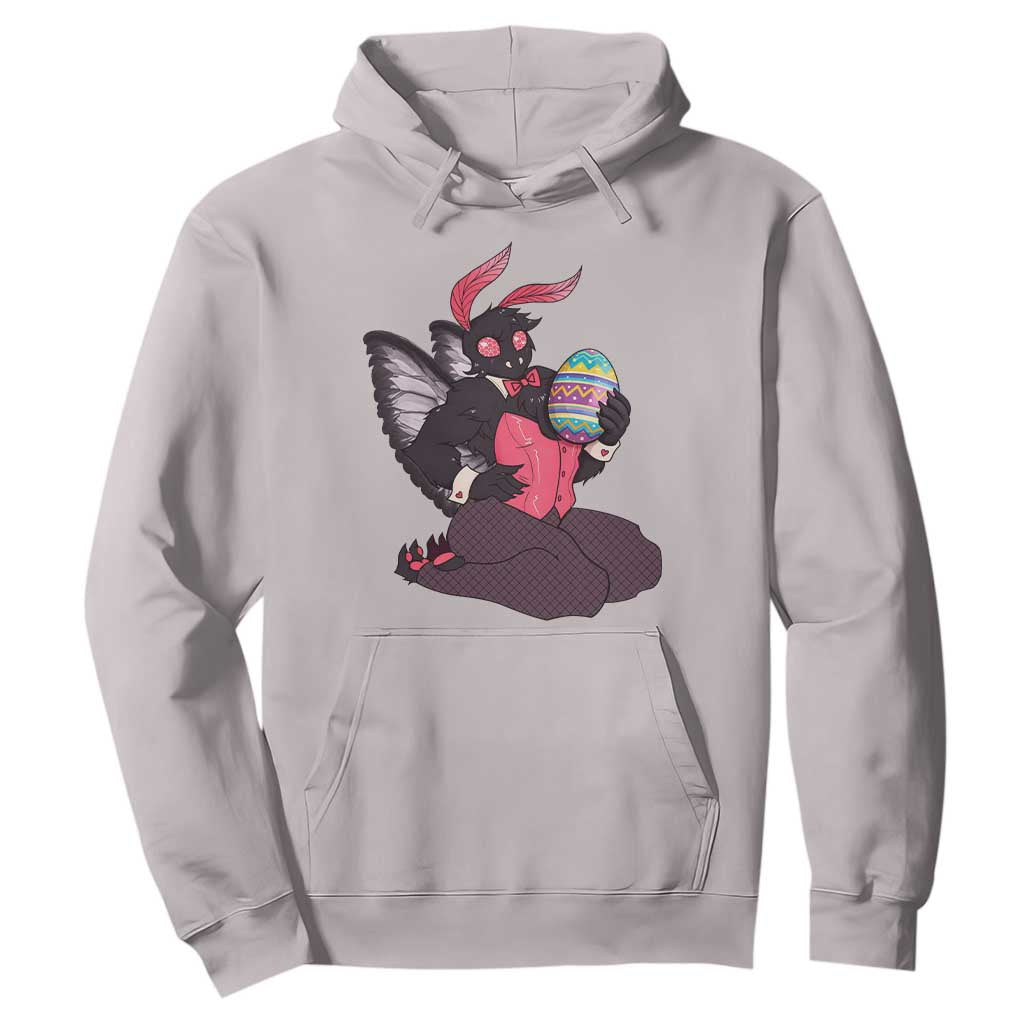 Sexy Easter Bunny Mothman Hoodie Cryptid Humor Gift TS12 Ice Gray Print Your Wear