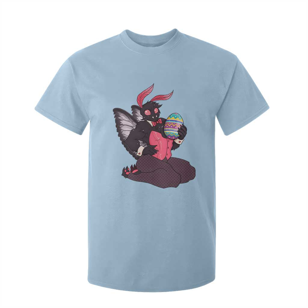 Sexy Easter Bunny Mothman T Shirt For Kid Cryptid Humor Gift TS12 Light Blue Print Your Wear