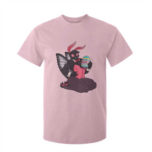 Sexy Easter Bunny Mothman T Shirt For Kid Cryptid Humor Gift TS12 Light Pink Print Your Wear