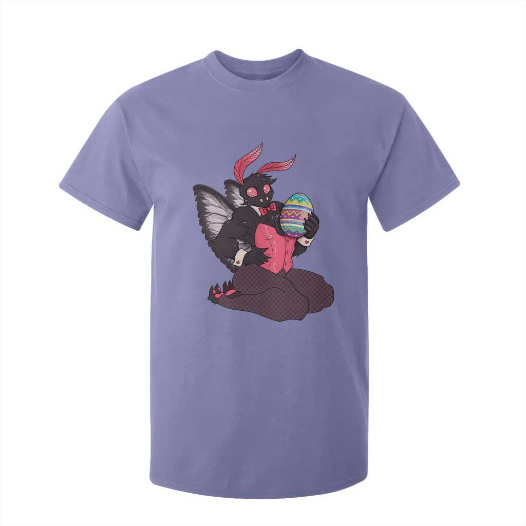 Sexy Easter Bunny Mothman T Shirt For Kid Cryptid Humor Gift TS12 Violet Print Your Wear