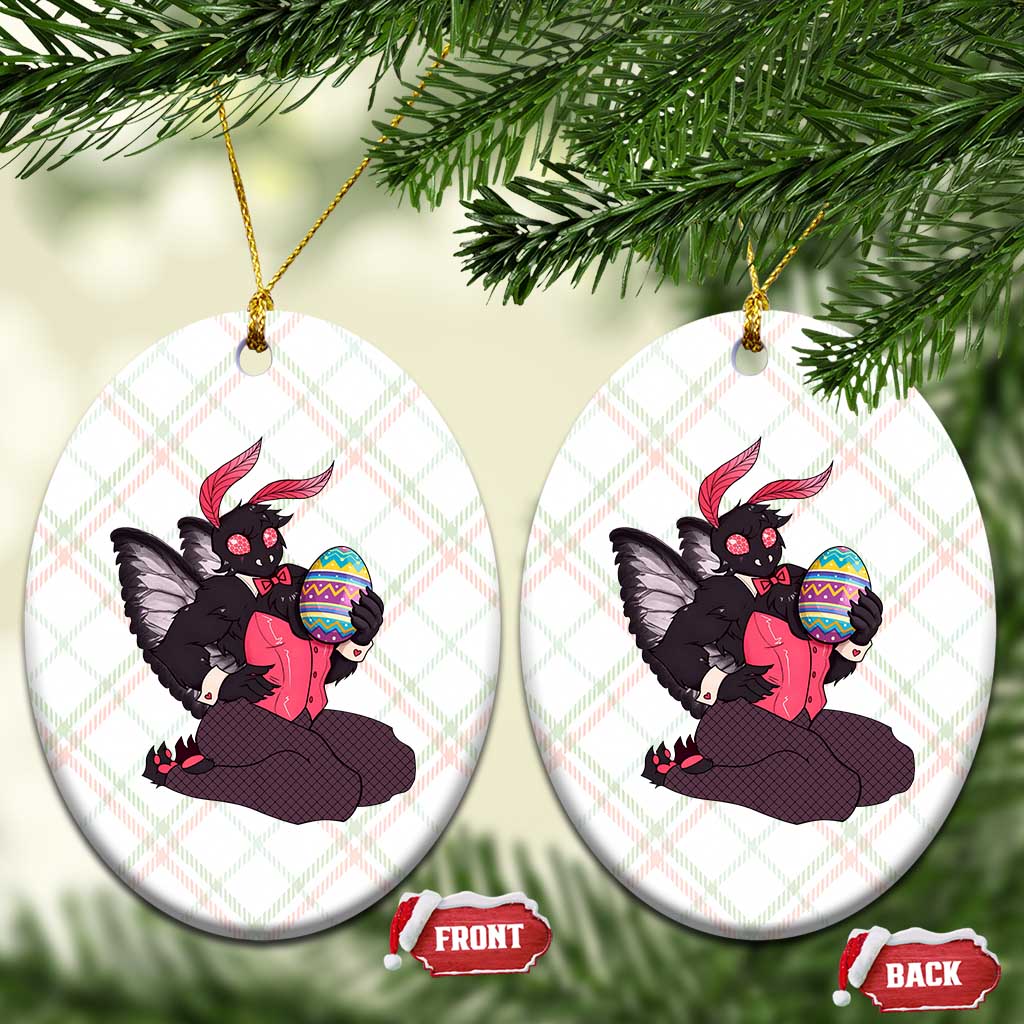 Sexy Easter Bunny Mothman Ceramic Ornament Cryptid Humor Gift TS12 Print Your Wear