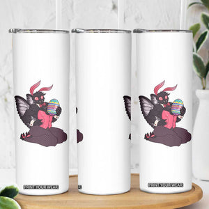 Sexy Easter Bunny Mothman Skinny Tumbler Cryptid Humor Gift TS12 Print Your Wear