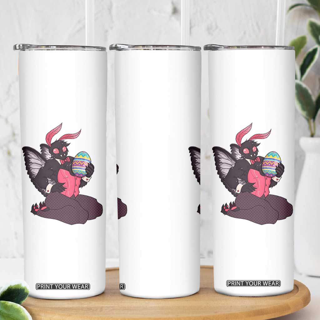 Sexy Easter Bunny Mothman Skinny Tumbler Cryptid Humor Gift TS12 Print Your Wear