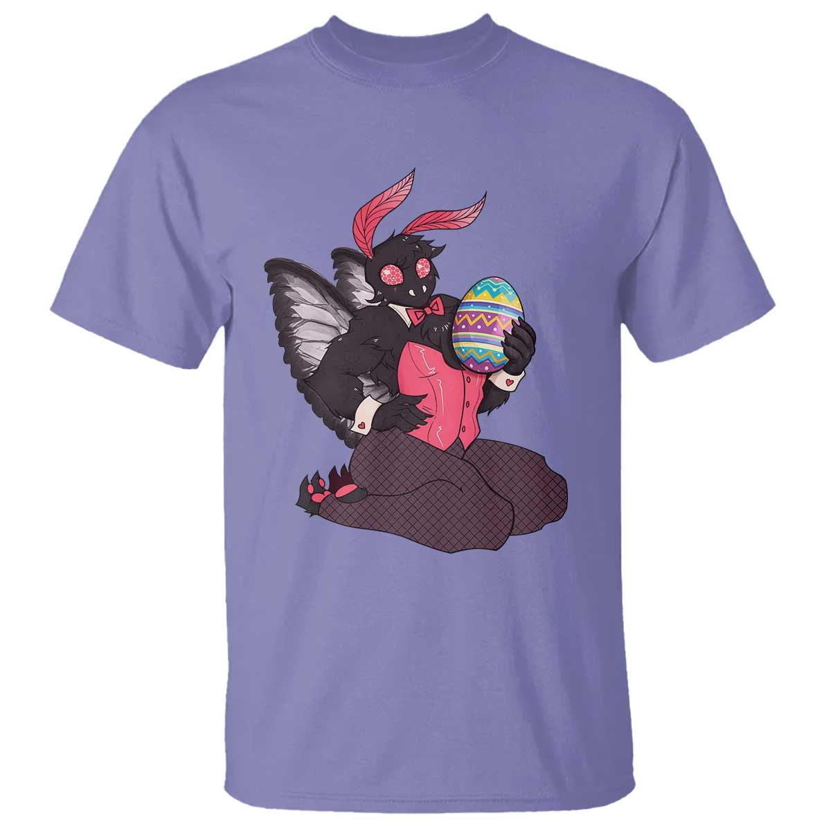 Sexy Easter Bunny Mothman T Shirt Cryptid Humor Gift TS12 Violet Print Your Wear