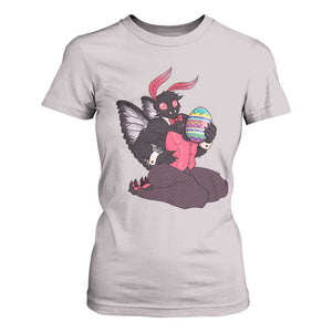 Sexy Easter Bunny Mothman T Shirt For Women Cryptid Humor Gift TS12 Ice Gray Print Your Wear