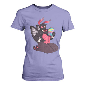Sexy Easter Bunny Mothman T Shirt For Women Cryptid Humor Gift TS12 Violet Print Your Wear