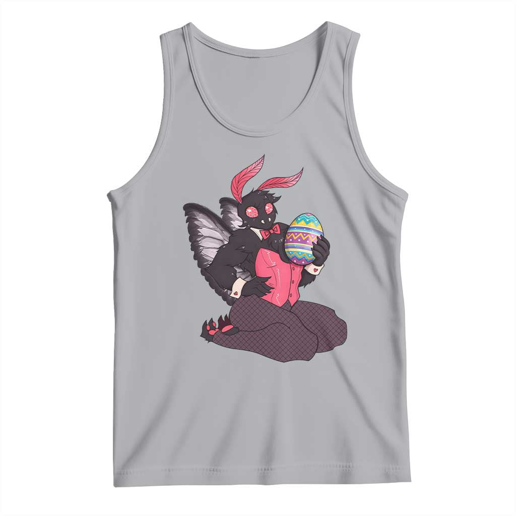 Sexy Easter Bunny Mothman Tank Top Cryptid Humor Gift TS12 Athletic Heather Print Your Wear