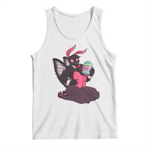 Sexy Easter Bunny Mothman Tank Top Cryptid Humor Gift TS12 White Print Your Wear