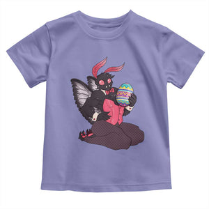 Sexy Easter Bunny Mothman Toddler T Shirt Cryptid Humor Gift TS12 Violet Print Your Wear