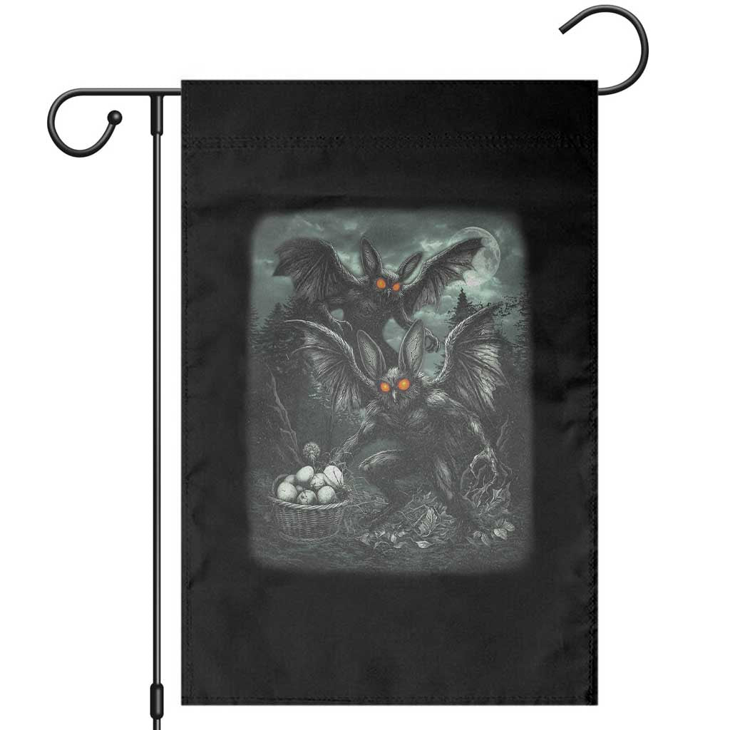 Vintage Horror Mothman Easter Garden Flag Folklore Monster Lover Gift TS12 Black Print Your Wear