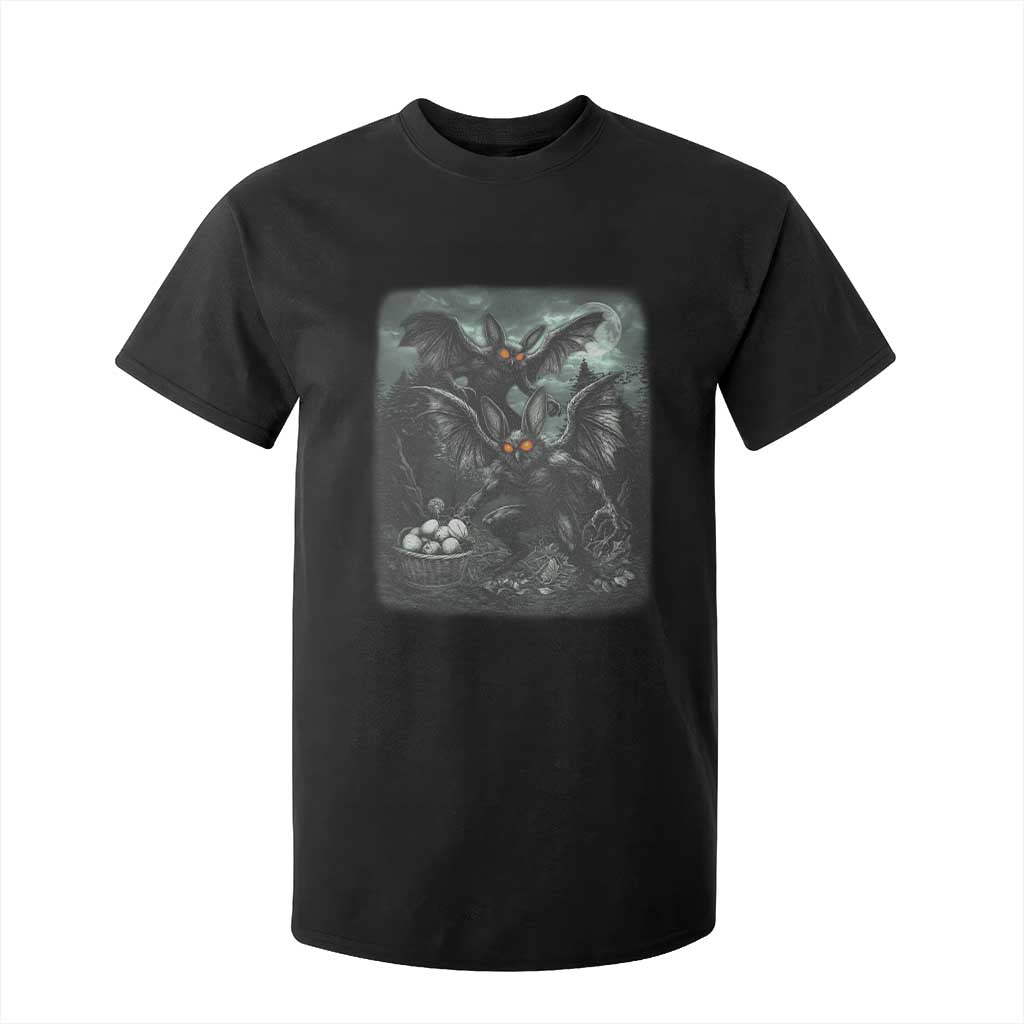 Vintage Horror Mothman Easter T Shirt For Kid Folklore Monster Lover Gift TS12 Black Print Your Wear
