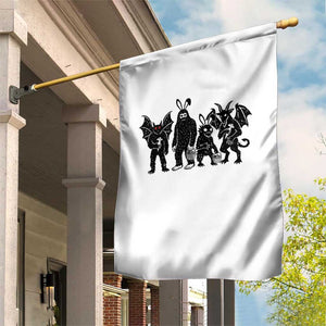Funny Easter Cryptid Squad Garden Flag Bigfoot Mothman Jersey Devil Chupacabra Gift TS12 Print Your Wear