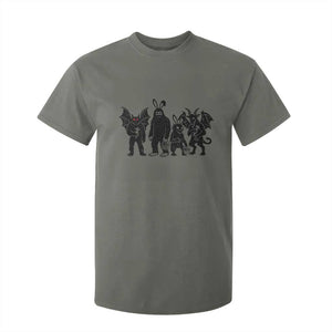 Funny Easter Cryptid Squad T Shirt For Kid Bigfoot Mothman Jersey Devil Chupacabra Gift TS12 Military Green Print Your Wear