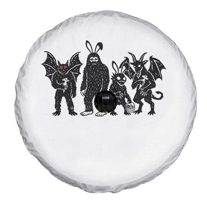 Funny Easter Cryptid Squad Spare Tire Cover Bigfoot Mothman Jersey Devil Chupacabra Gift TS12 Print Your Wear