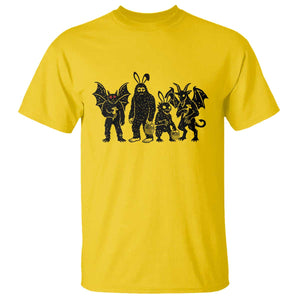 Funny Easter Cryptid Squad T Shirt Bigfoot Mothman Jersey Devil Chupacabra Gift TS12 Daisy Print Your Wear