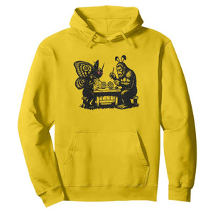 Funny Bigfoot And Mothman Egg Painting Hoodie Cryptid Easter Gift TS12 Daisy Print Your Wear