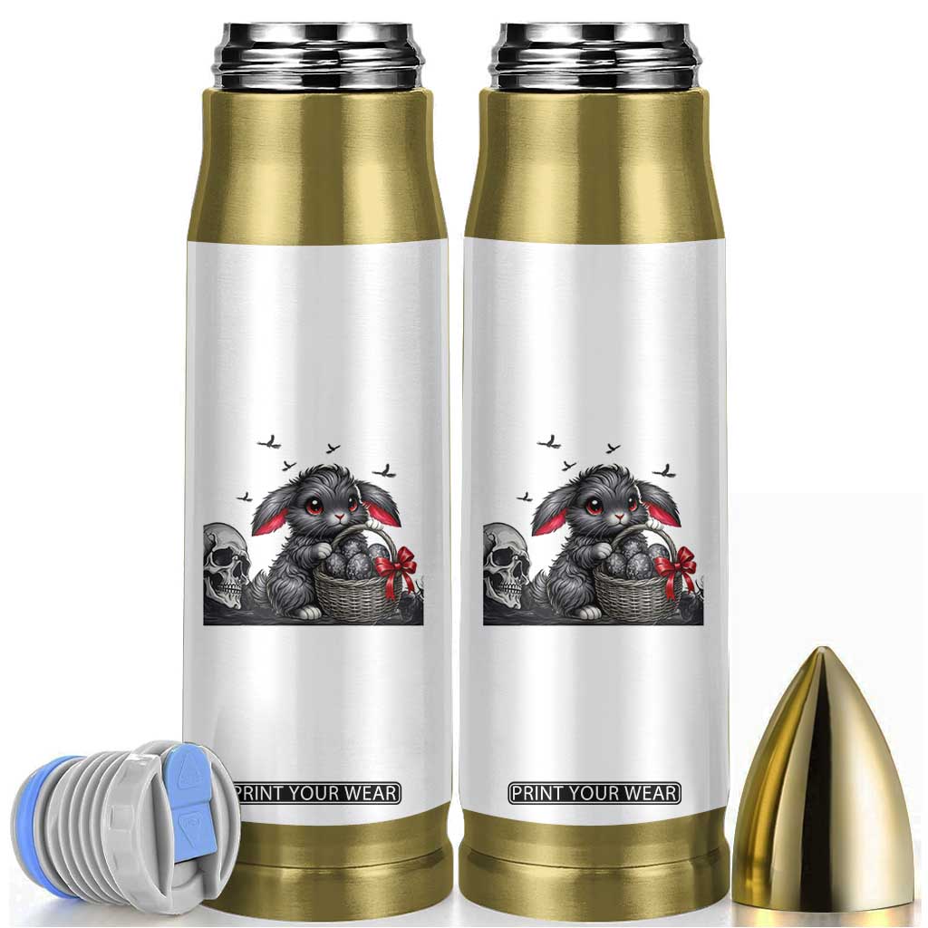 Gothic Easter Bunny Bullet Tumbler Dark Aesthetic Rabbit Gift TS12 White Print Your Wear