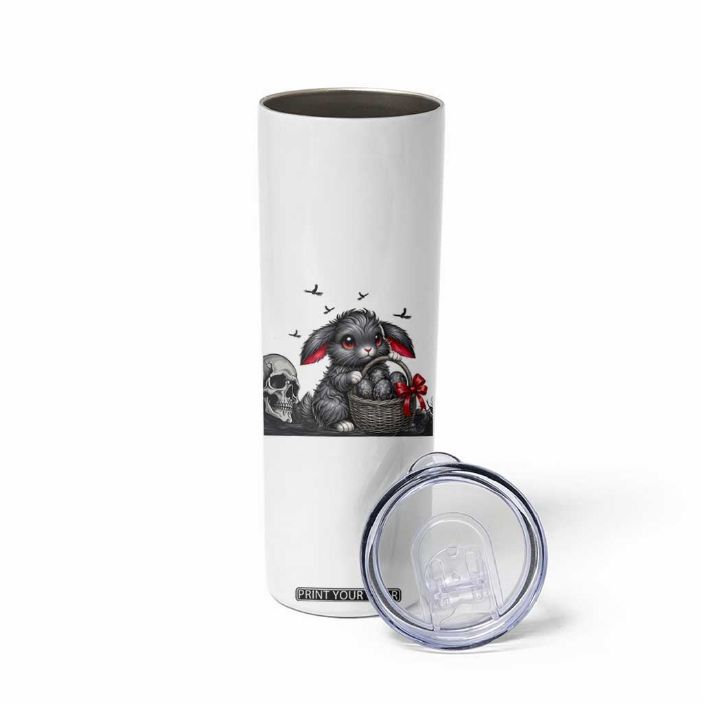Gothic Easter Bunny Skinny Tumbler Dark Aesthetic Rabbit Gift TS12 Print Your Wear