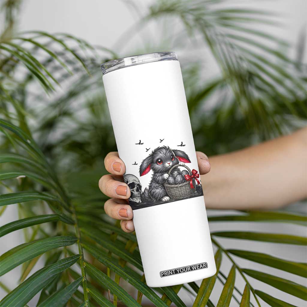 Gothic Easter Bunny Skinny Tumbler Dark Aesthetic Rabbit Gift TS12 Print Your Wear