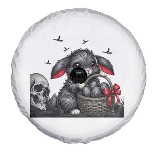 Gothic Easter Bunny Spare Tire Cover Dark Aesthetic Rabbit Gift TS12 Print Your Wear